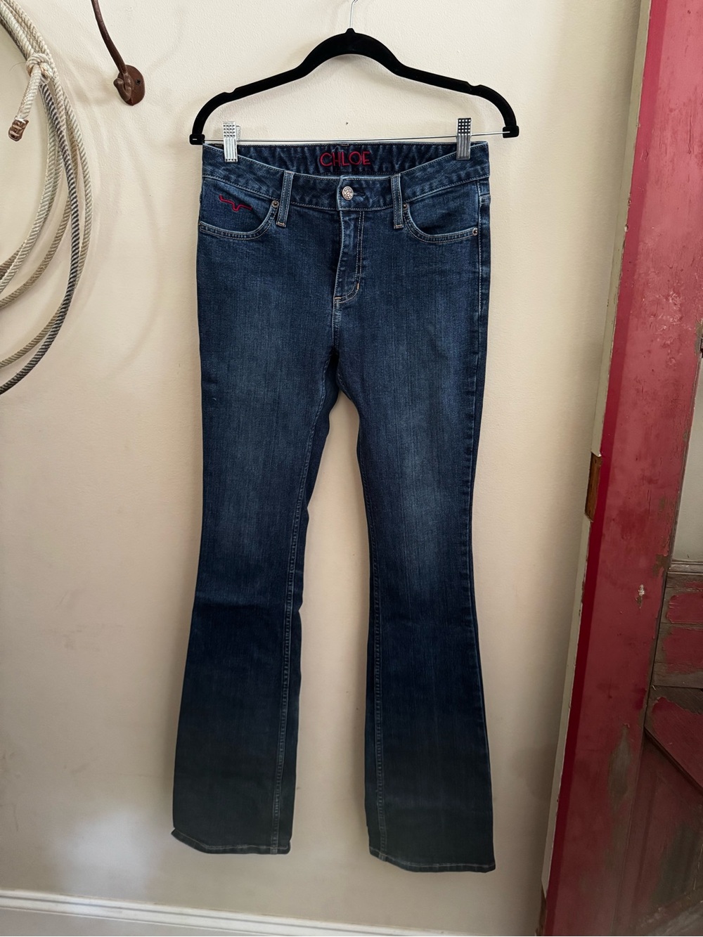 Kimes Ranch Chloe Dark Blue Flare Jeans